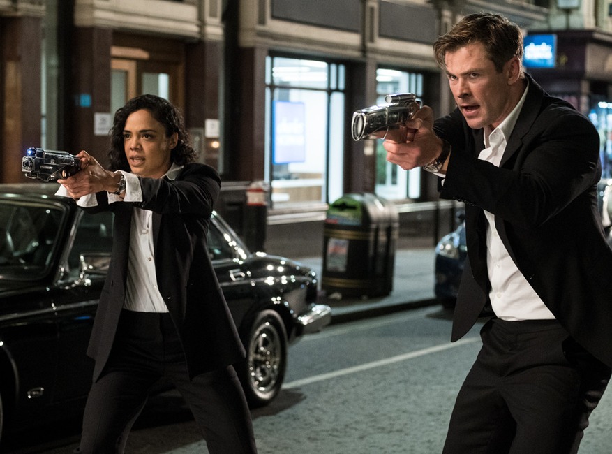 Tessa Thompson, Chris Hemsworth, Men in Black International